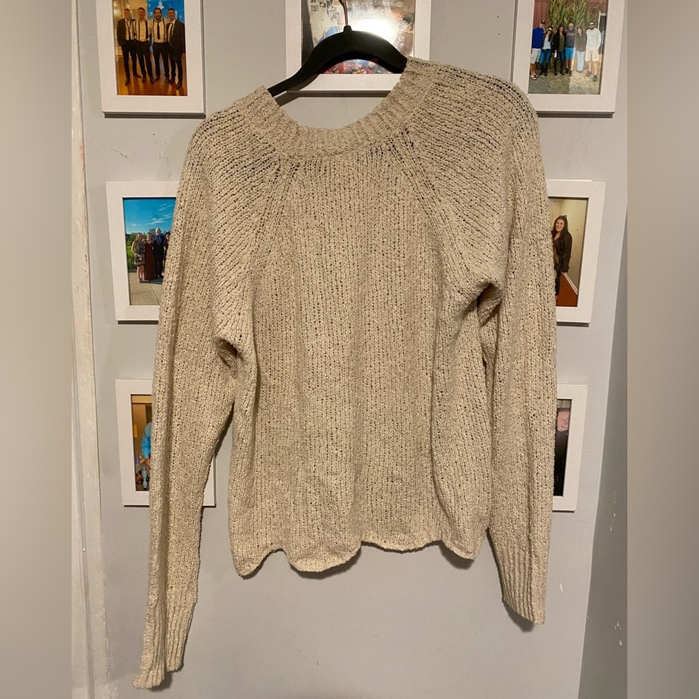 COTTON EMPORIUM CREAM SWEATER